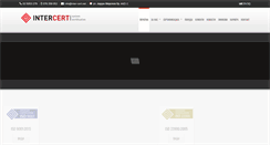 Desktop Screenshot of inter-cert.net